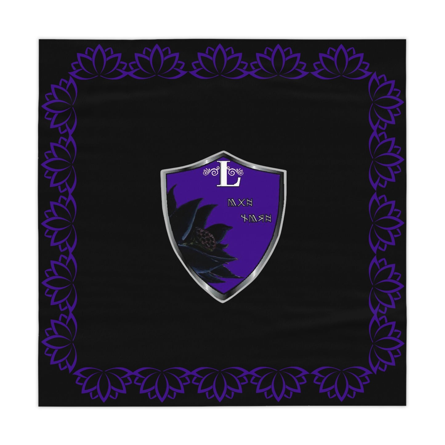 Black Lotus tablecloth