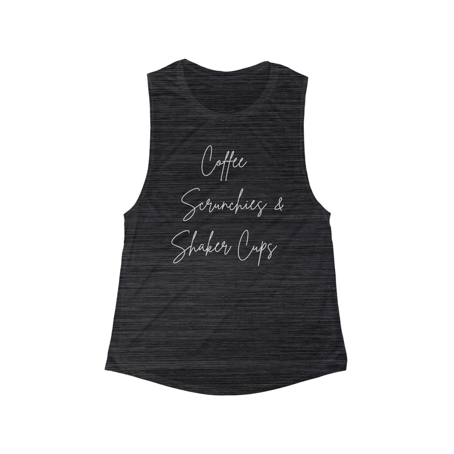 Coffee Scrunchies & Shaker Cups Tank, Exercise, Gym, Workout