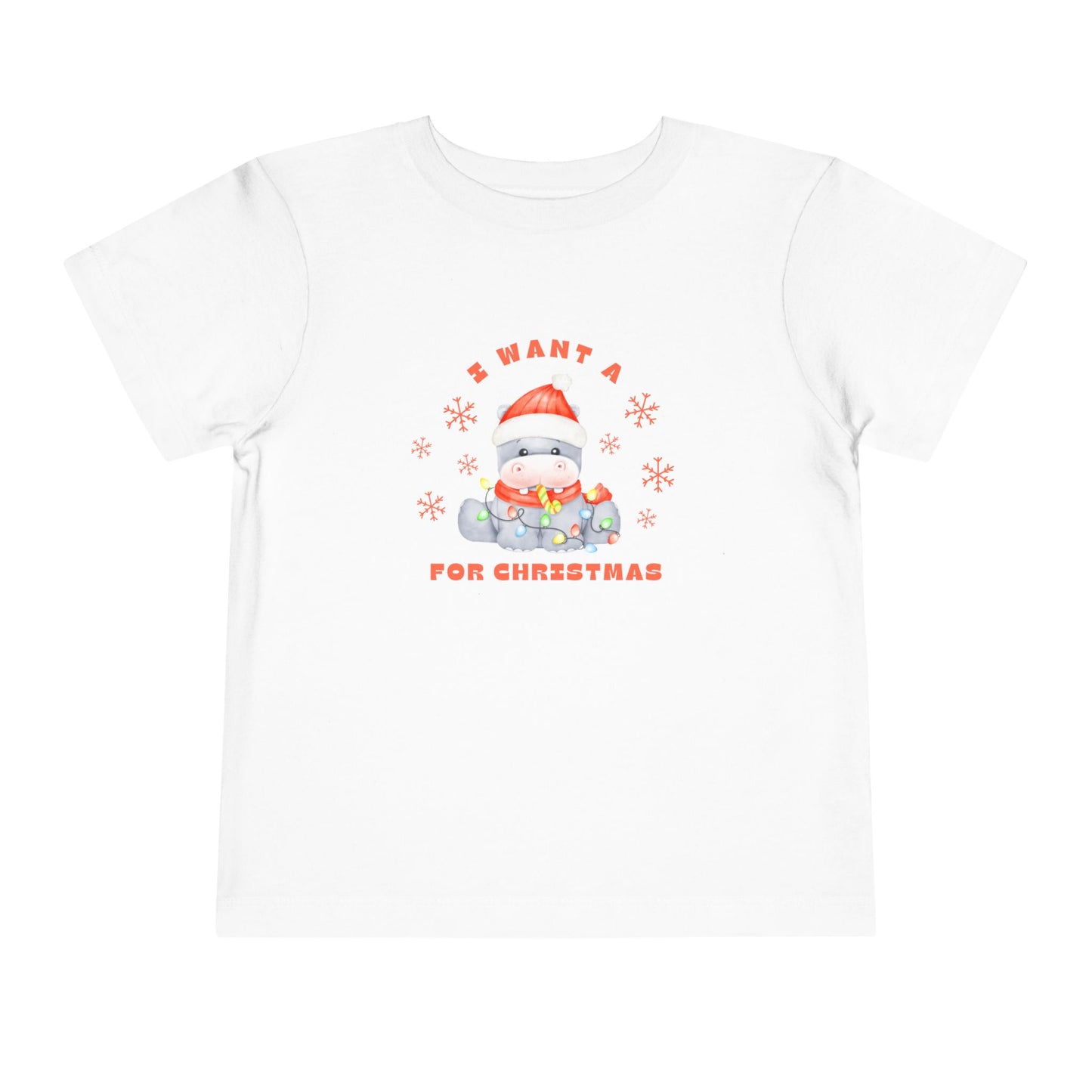 I Want a Hippopotamus for Christmas Toddler Shirt