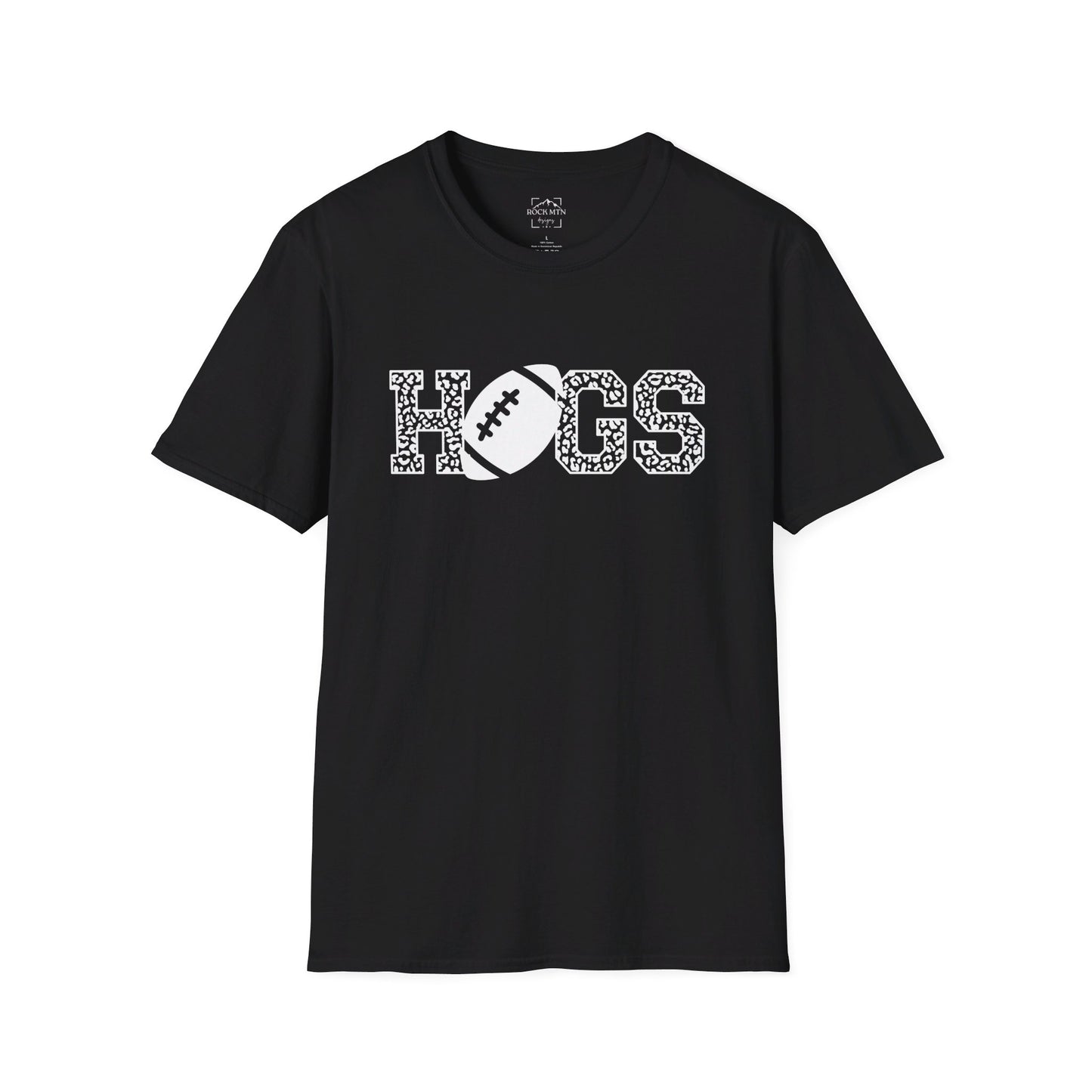 Razorback football shirt, Hogs with leopard print shirt