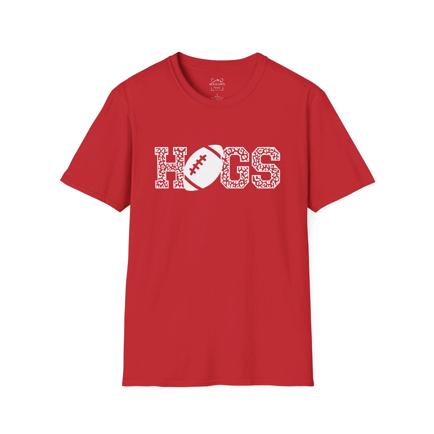 Razorback football shirt, Hogs with leopard print shirt