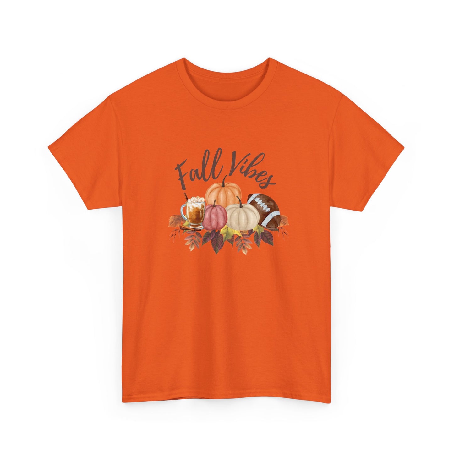 Fall vibes shirt, pumpkin shirt, football shirt, latte shirt, autumn shirt