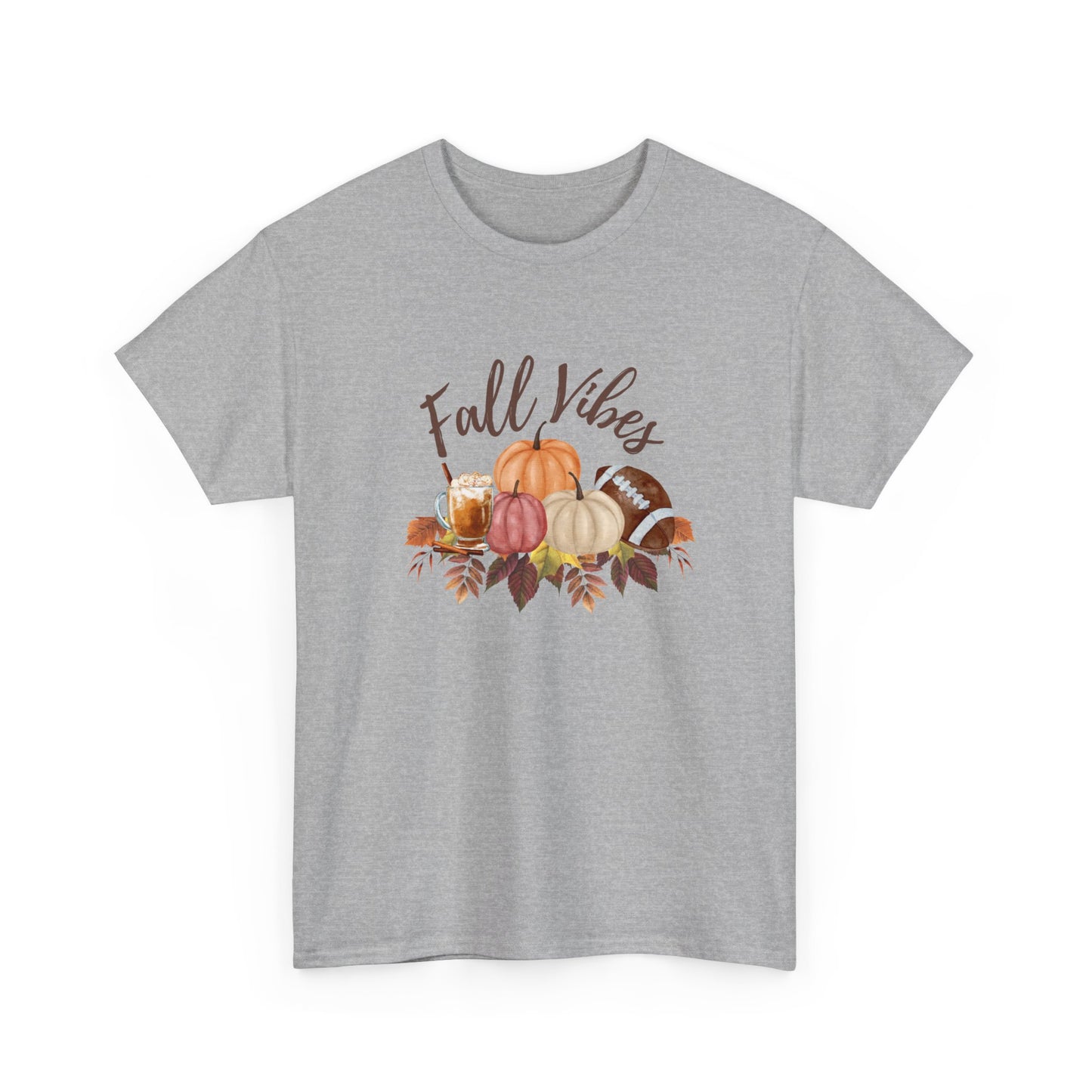 Fall vibes shirt, pumpkin shirt, football shirt, latte shirt, autumn shirt