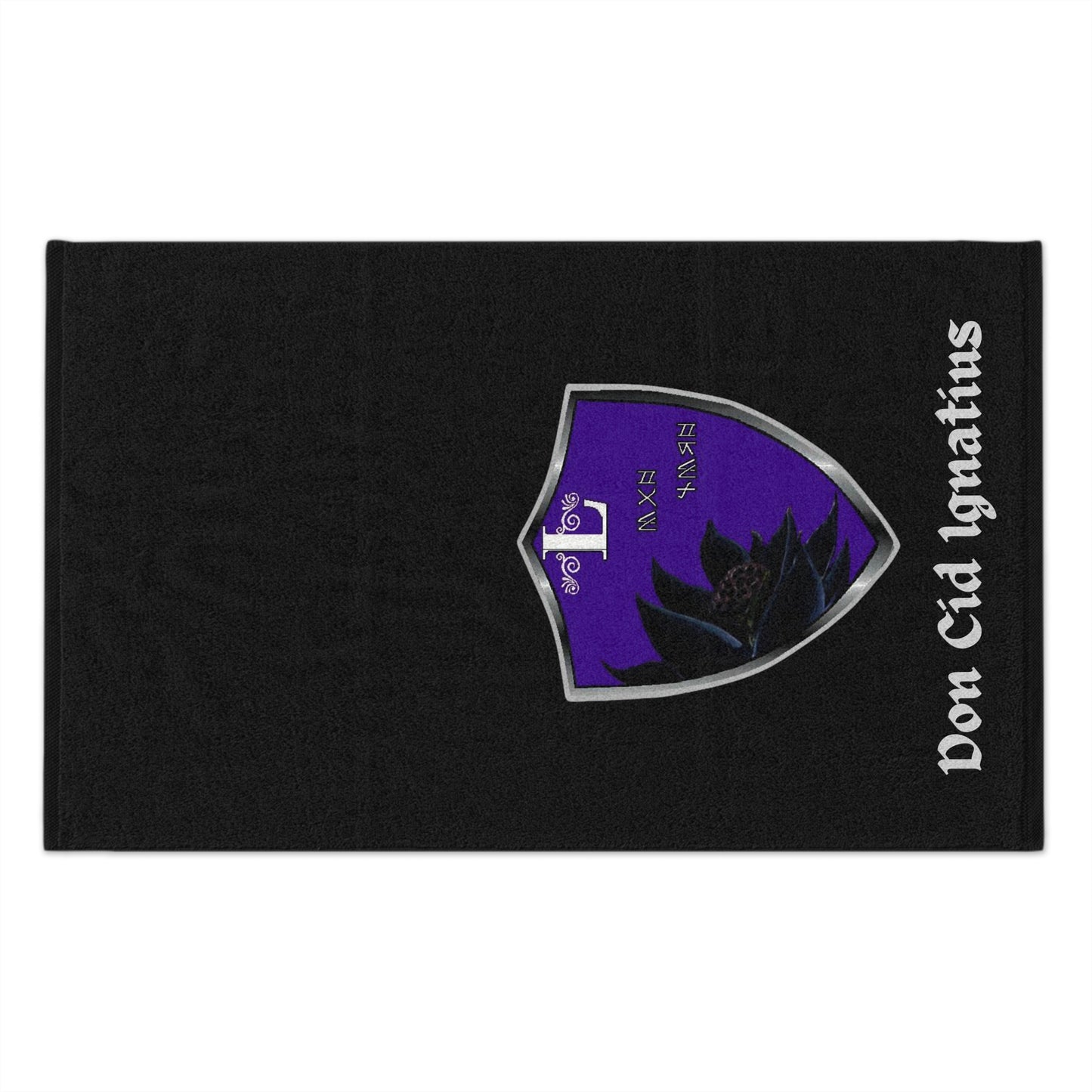 Rally Towel — Don Cid Ignatius Purple Shield 11x18