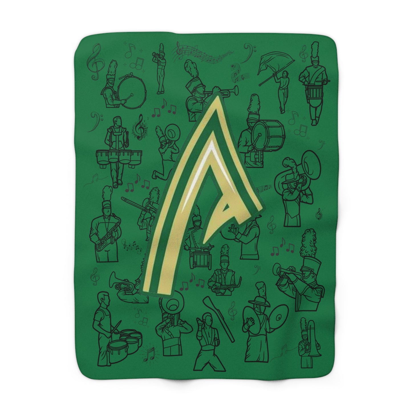 Alma Band Sherpa Fleece Blanket