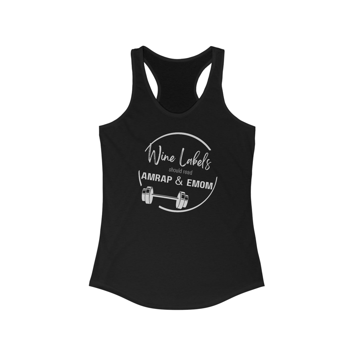 Wine Labels Gym Shirt, Amrap, Emom, Exercise