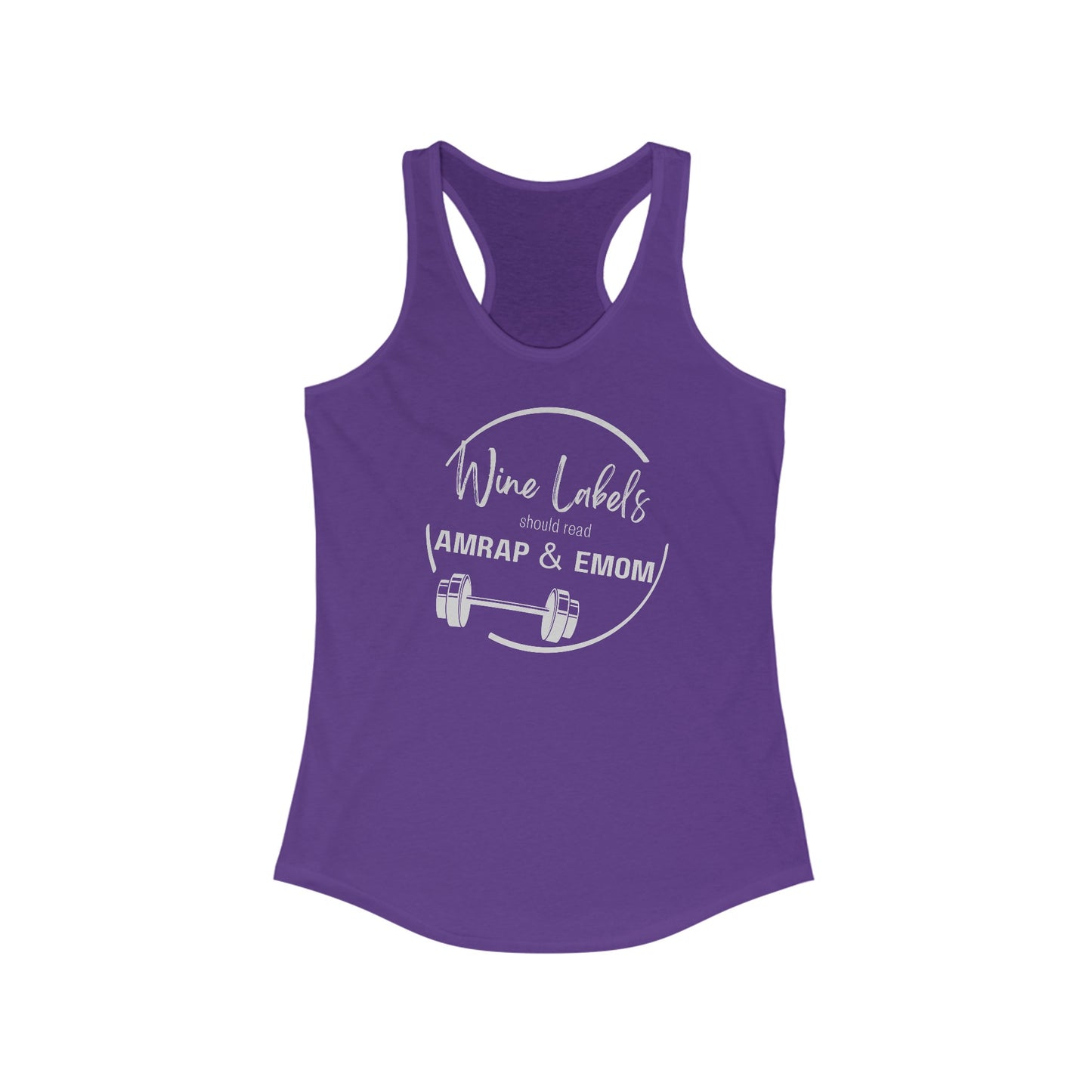 Wine Labels Gym Shirt, Amrap, Emom, Exercise