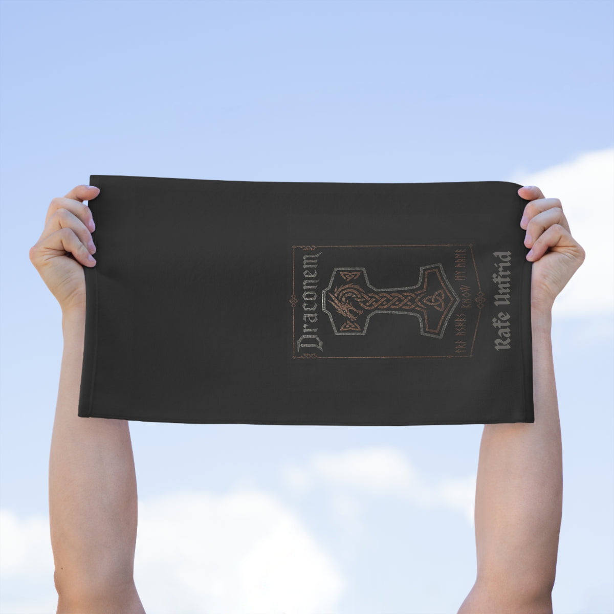 Rally Towel — Viking Dragon Rune Design, Rafe Unfrid