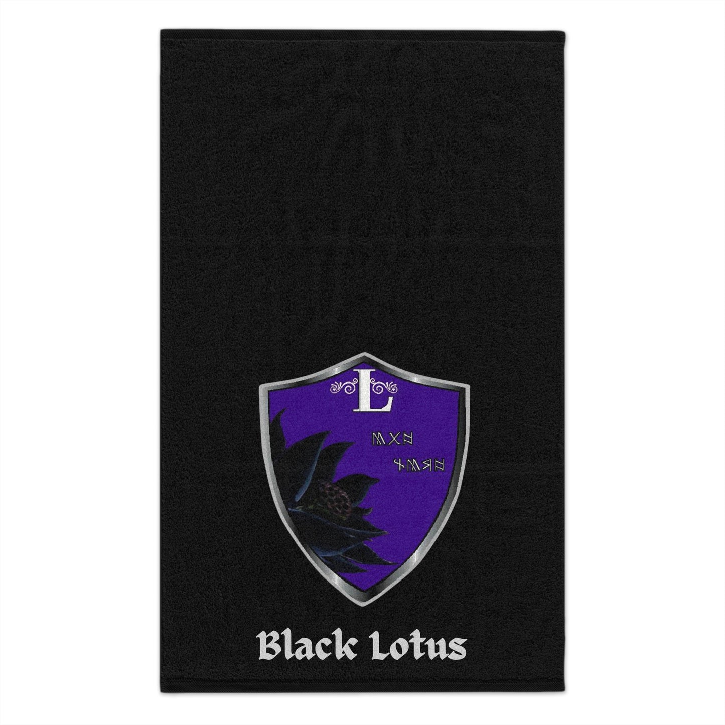 Black lotus rally towel