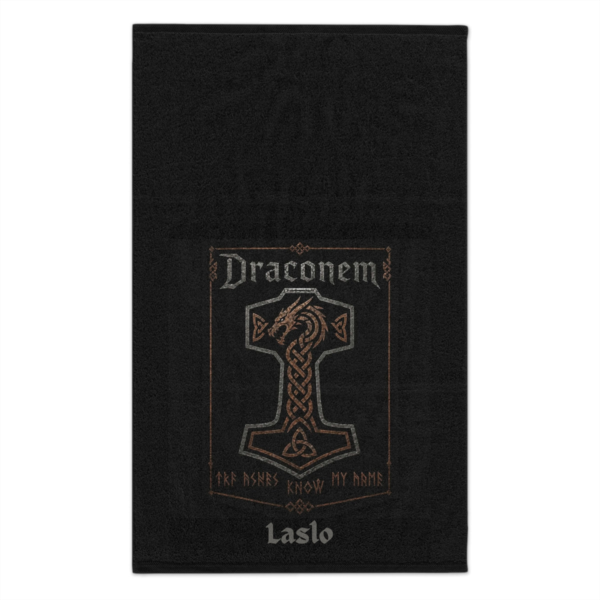 Draconem Rally Towel — Personalized Laslo (11x18)