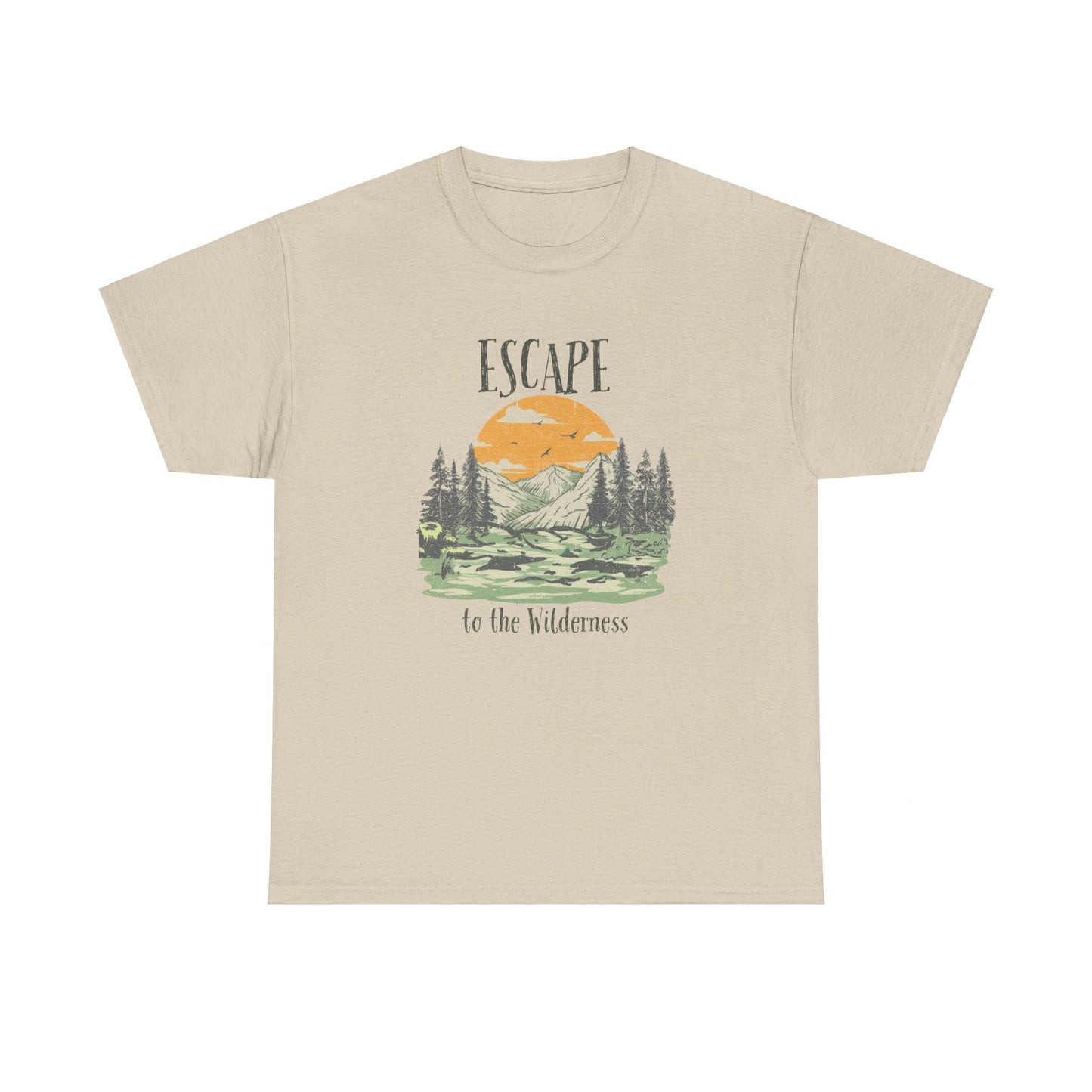 Escape to the Wilderness shirt, camping shirt, wild shirt, hiking shirt, outdoors shirt