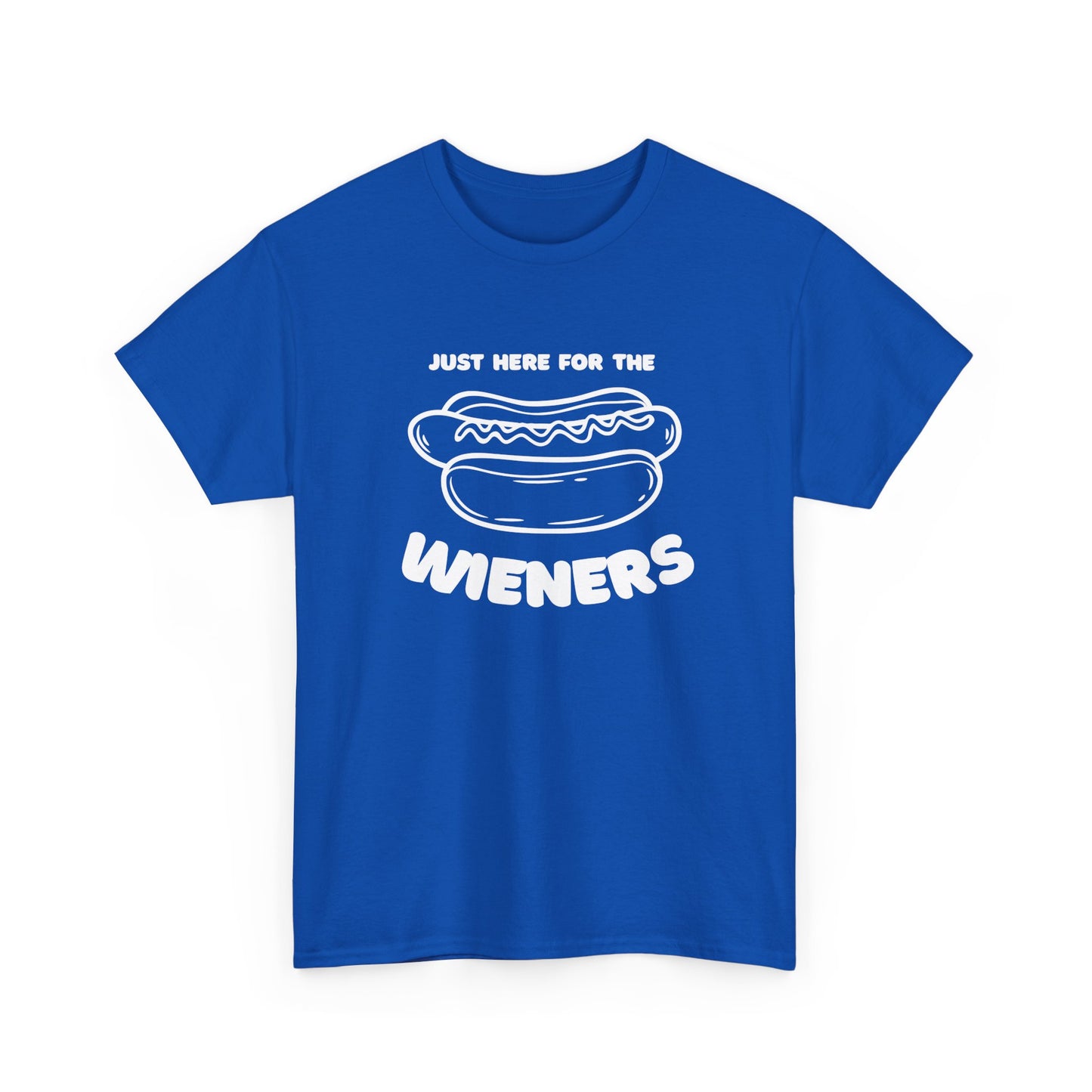 Just Here for the Wieners Unisex Heavy Cotton Tee, Funny Graphic T-Shirt, BBQ Party Shirt, Casual Summer Top, Hot Dog Lover Gift, [...]