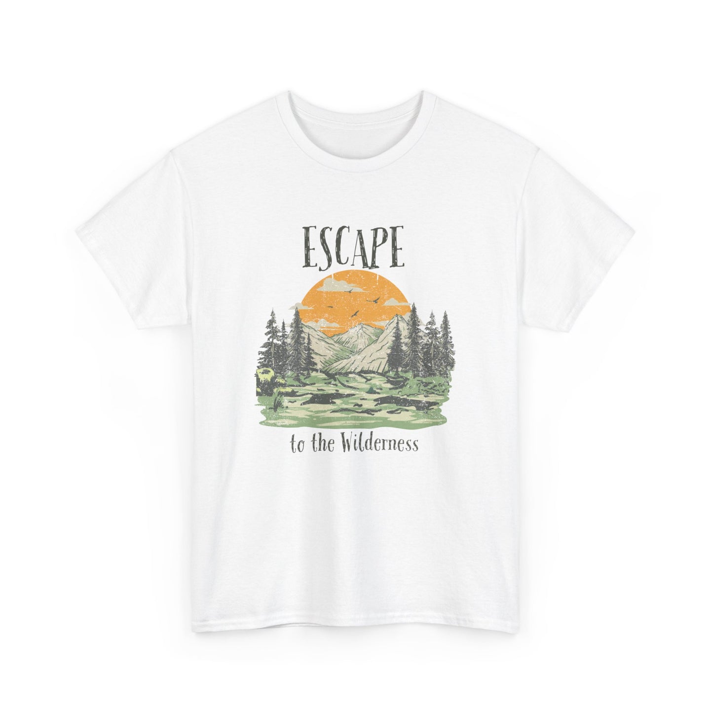 Escape to the Wilderness shirt, camping shirt, wild shirt, hiking shirt, outdoors shirt