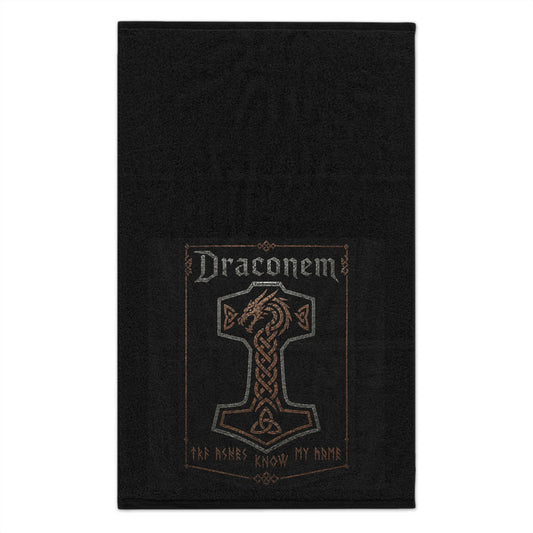 Draconem Rally Towel - Viking Dragon Knot 11x18