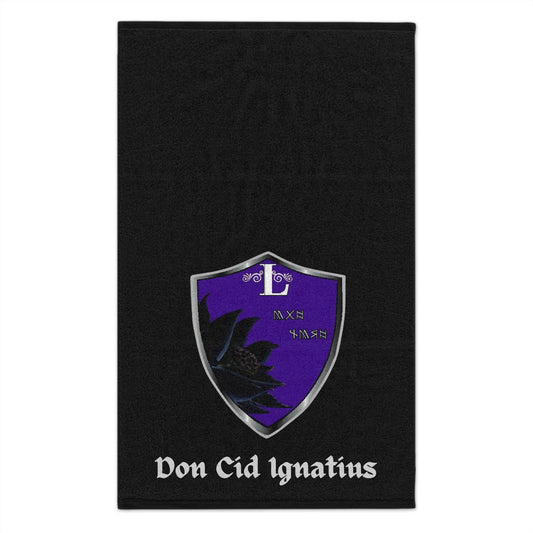 Rally Towel — Don Cid Ignatius Purple Shield 11x18