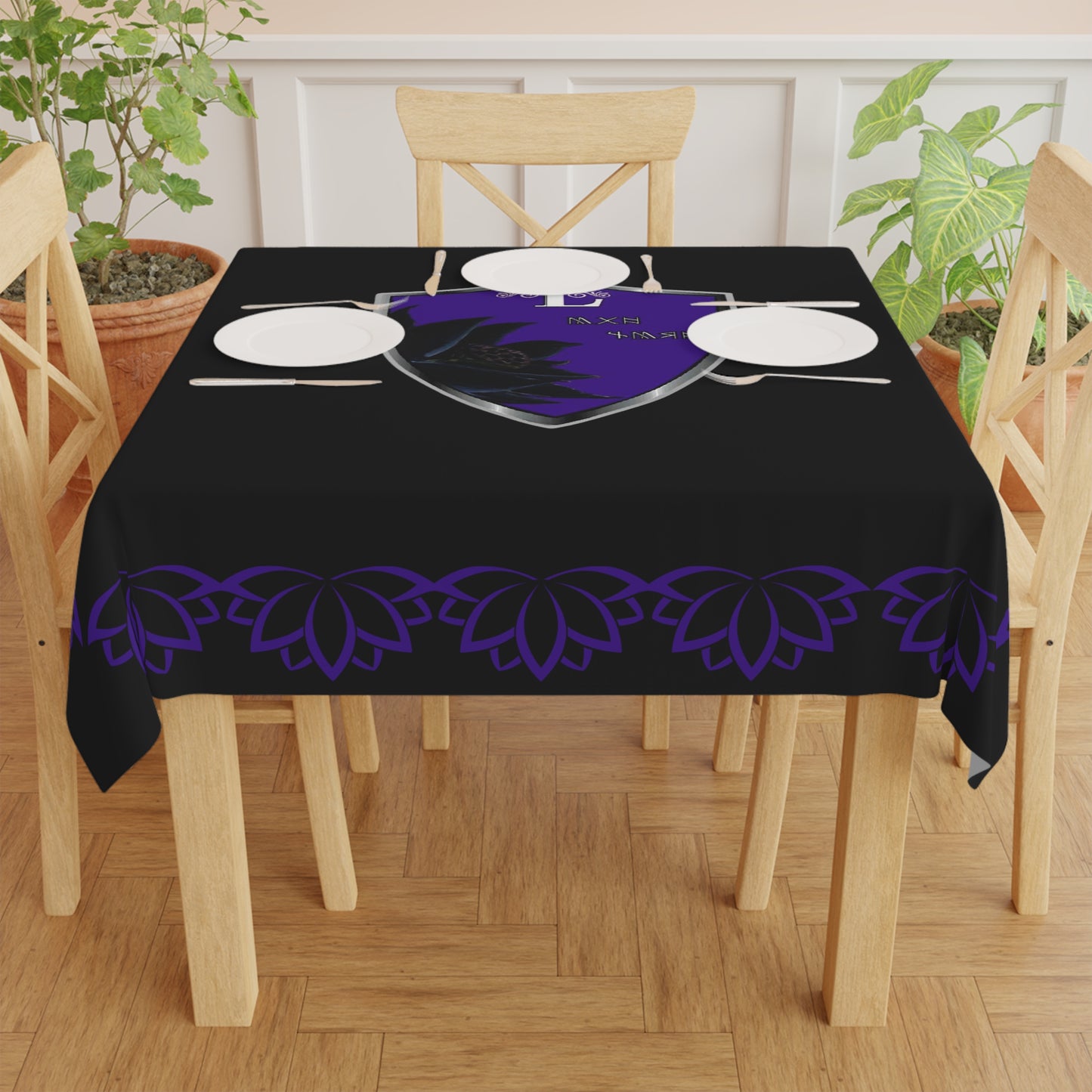 Black Lotus tablecloth