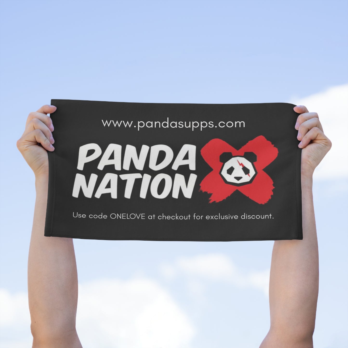 Rally Towel — 'Panda Nation' Rally Towel (11x18)