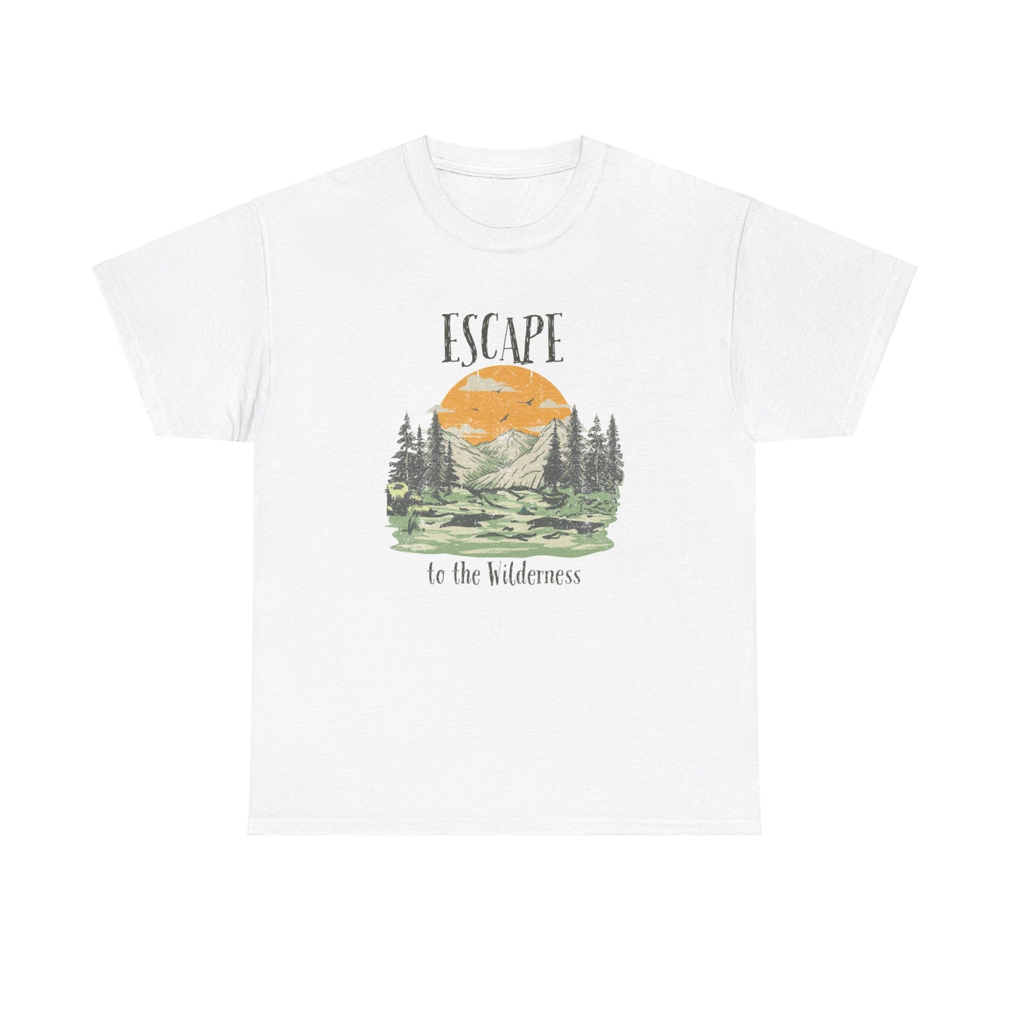 Escape to the Wilderness shirt, camping shirt, wild shirt, hiking shirt, outdoors shirt