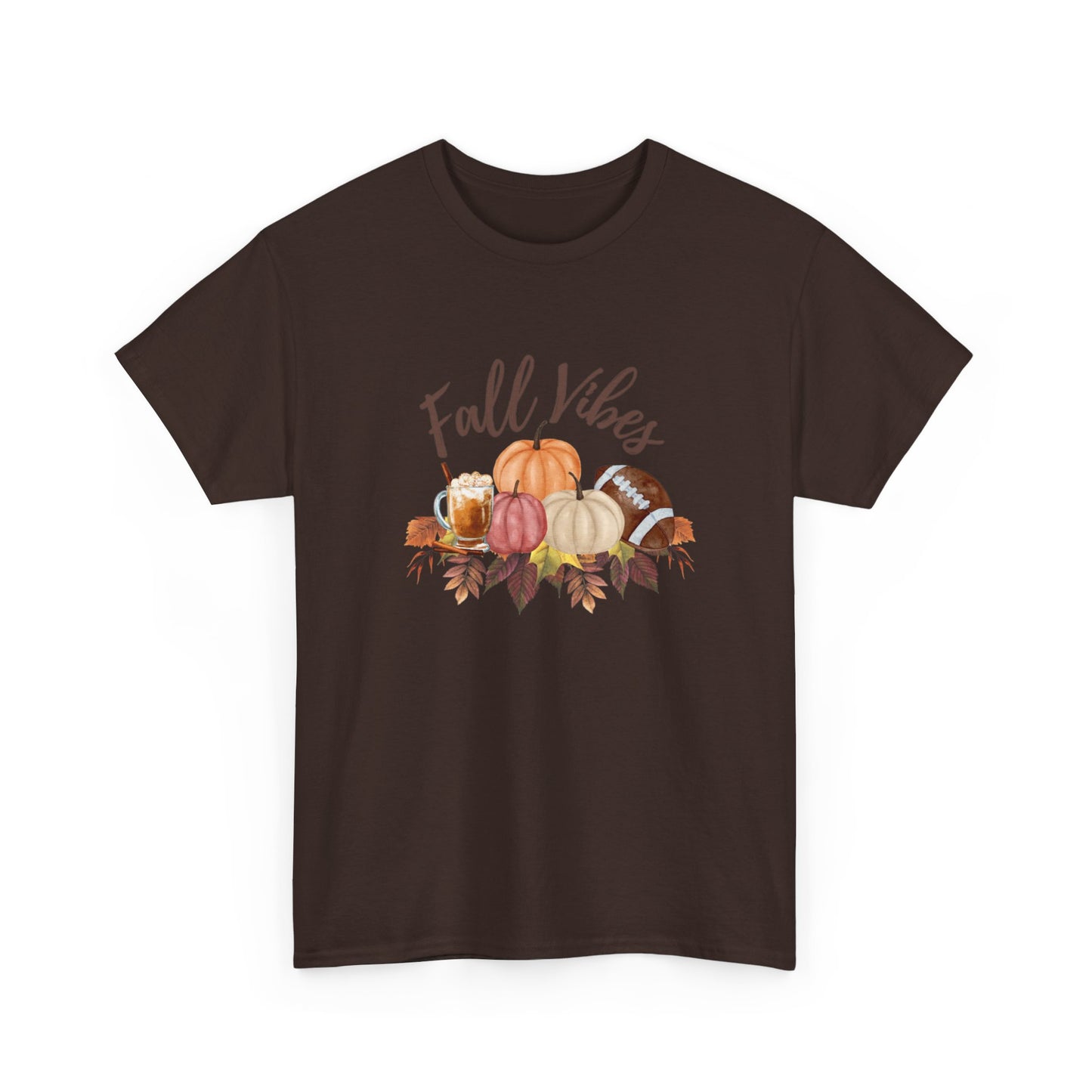 Fall vibes shirt, pumpkin shirt, football shirt, latte shirt, autumn shirt