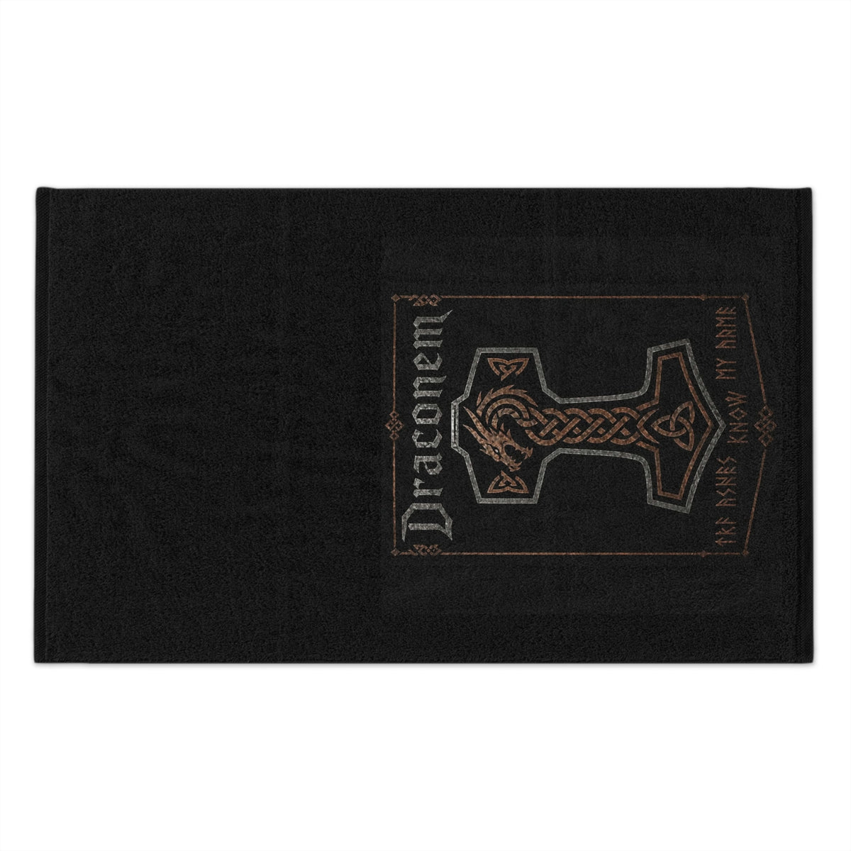 Draconem Rally Towel - Viking Dragon Knot 11x18