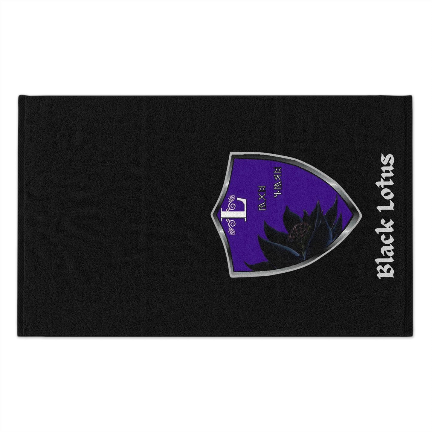 Black lotus rally towel