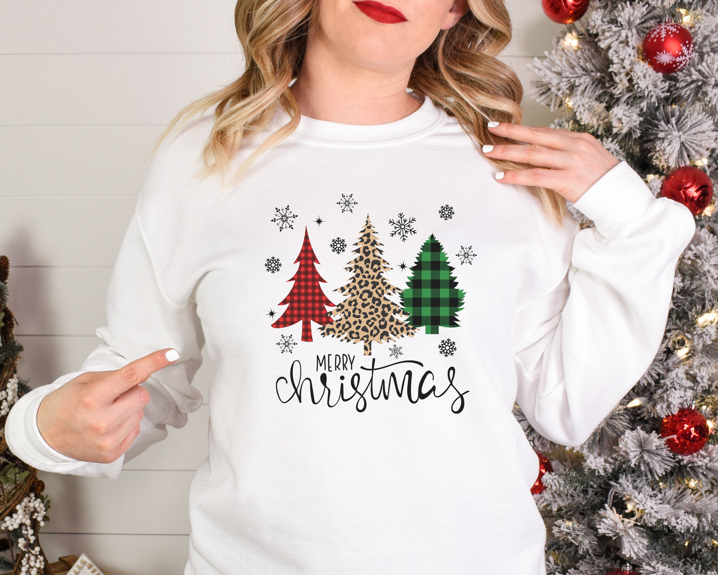 Crafty Christmas Tree Sweatshirt