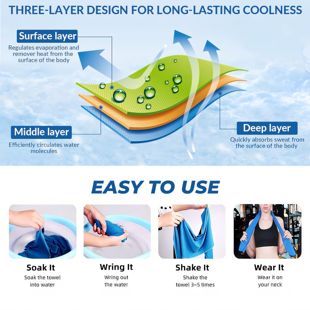 PANDA NATION COOLING TOWEL